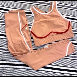Fabletics sports bra and pants set